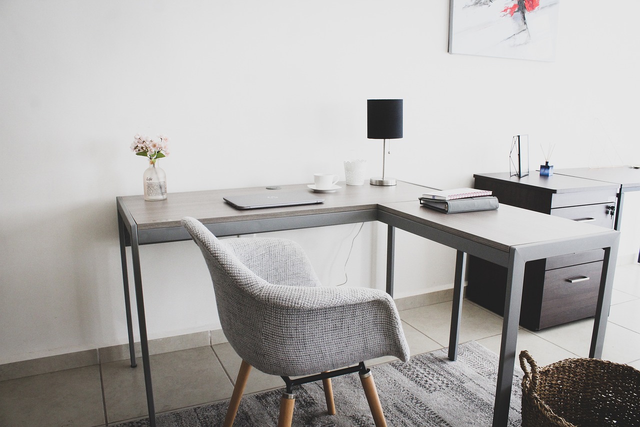workplace, workspace, home office, office, desk, laptop, table, work at home, wfh, work from home, room, furniture, armchair, home office, office, office, office, office, office
